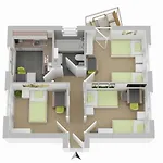 Budgetroom 3 Bedroom Perfect For Teams
